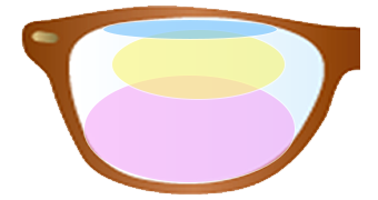 アイゾナルームフィット　カフェ　お手元用　近々レンズ
